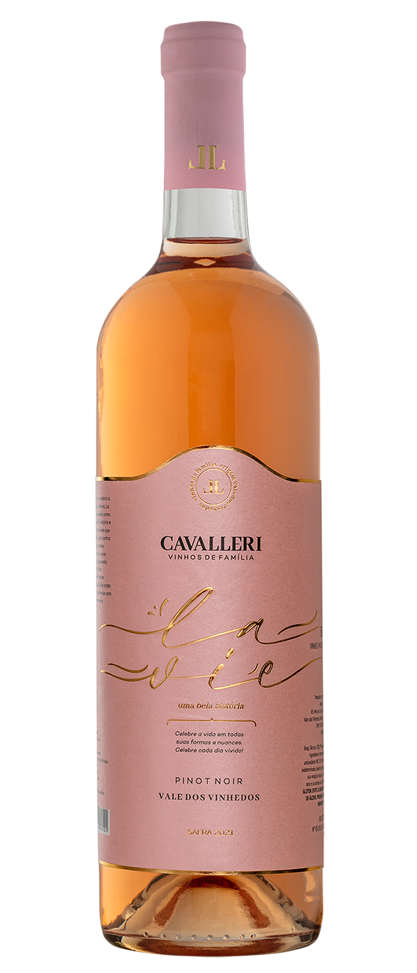 Vinho Rose LA VIE Pinot Noir - Cavalleri