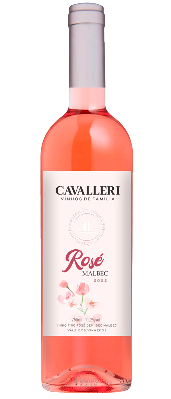 VINHO FINO ROSE DEMI-SEC MALBEC - Cavalleri